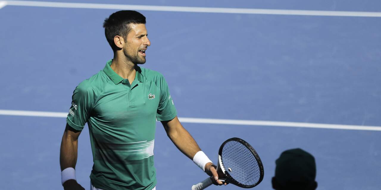 Ongevaccineerde Djokovic meldt zich noodgedwongen af voor Masters Montreal