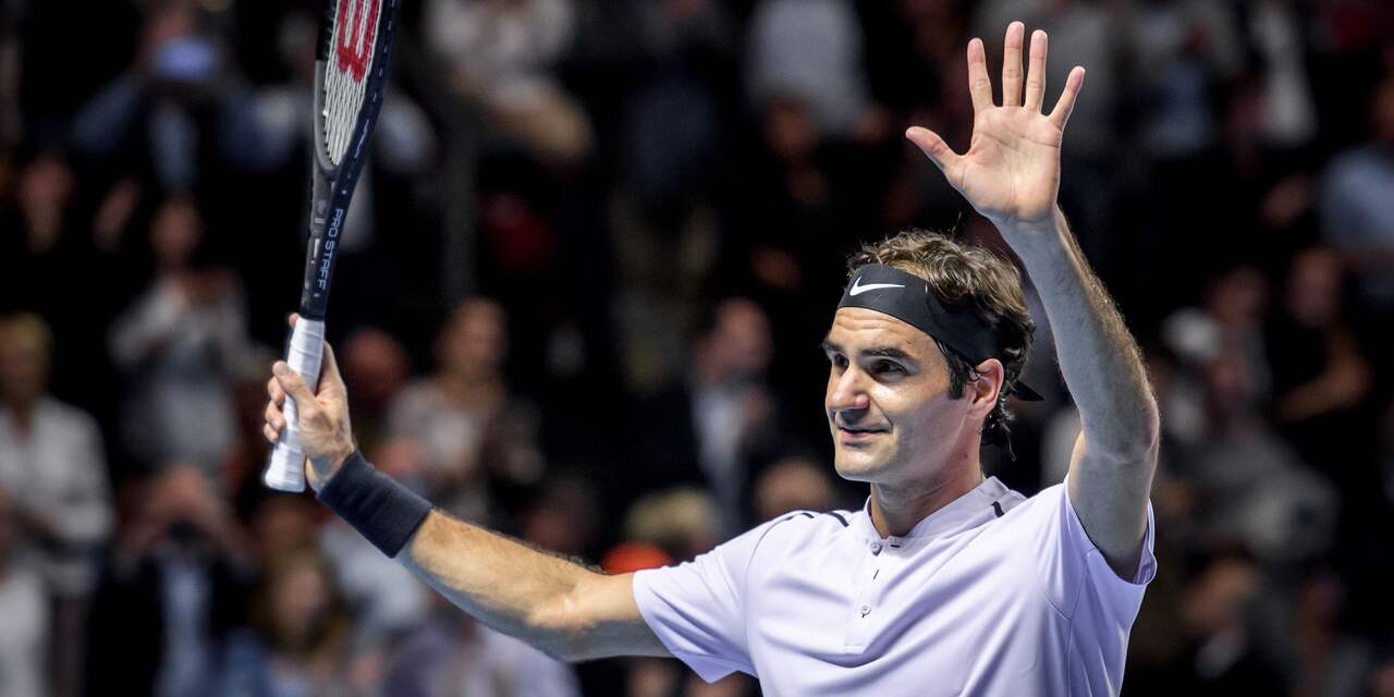 Federer laat Tiafoe in eerste ronde kansloos op 'thuistoernooi' in Basel