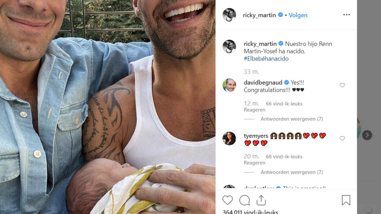 De Instagram-post van Ricky Martin