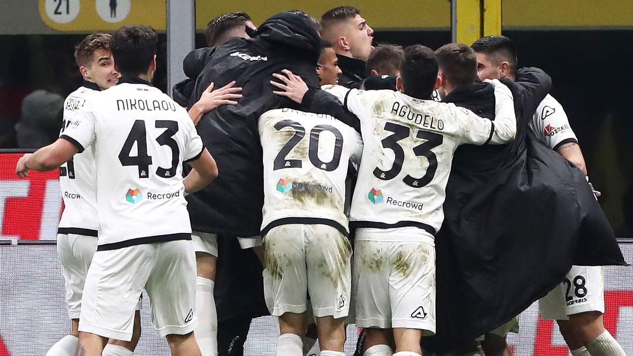 Spezia stuntte op bezoek bij AC Milan.