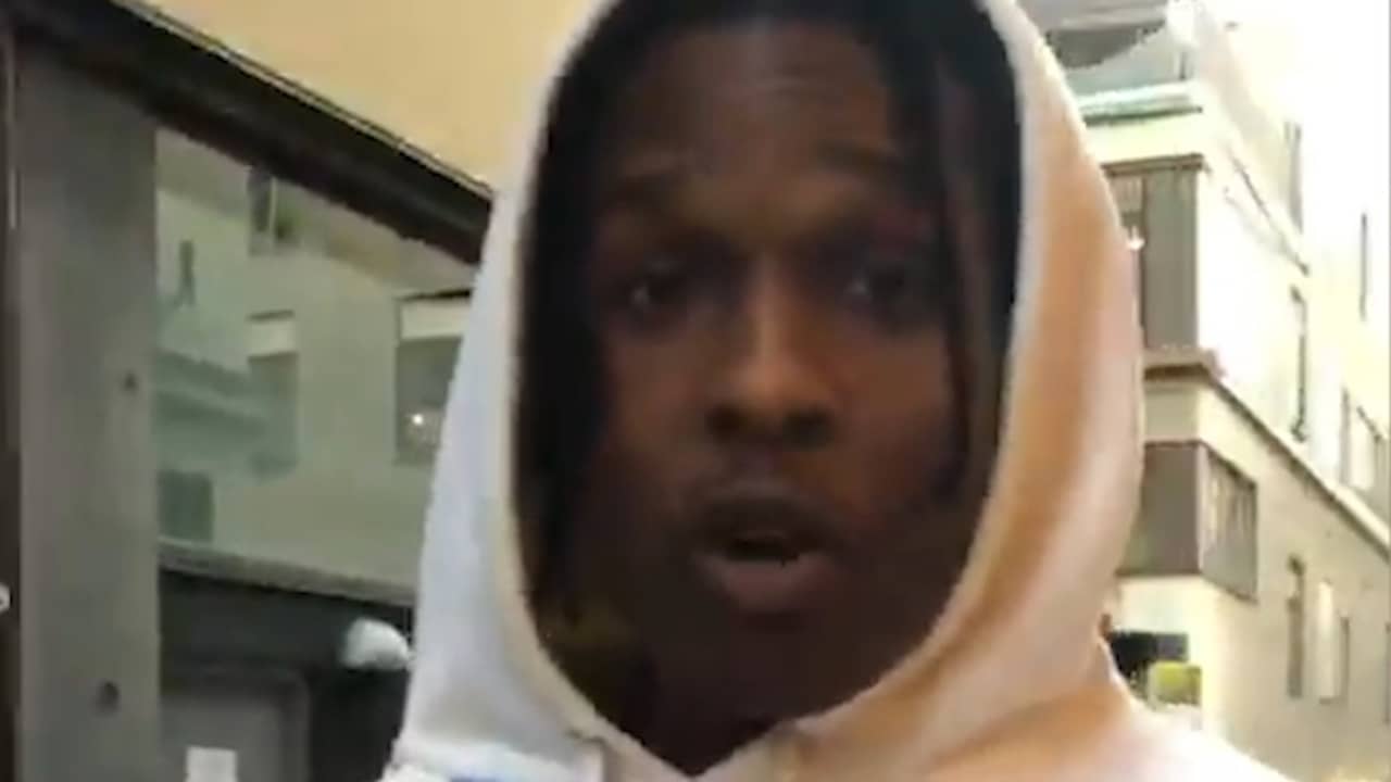 Beeld uit video: A$AP Rocky deelt beelden van jongens die hem lastigvielen