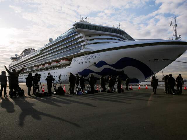 Afbeeldingsresultaat voor 21 coronabesmettingen op cruiseschip VS, passagiers mogen niet aan wal