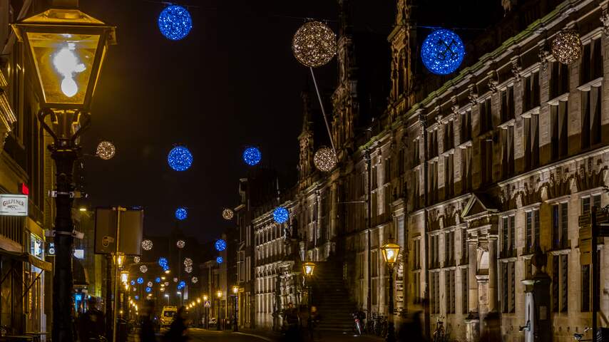 Duurzame sfeerverlichting in Leids centrum