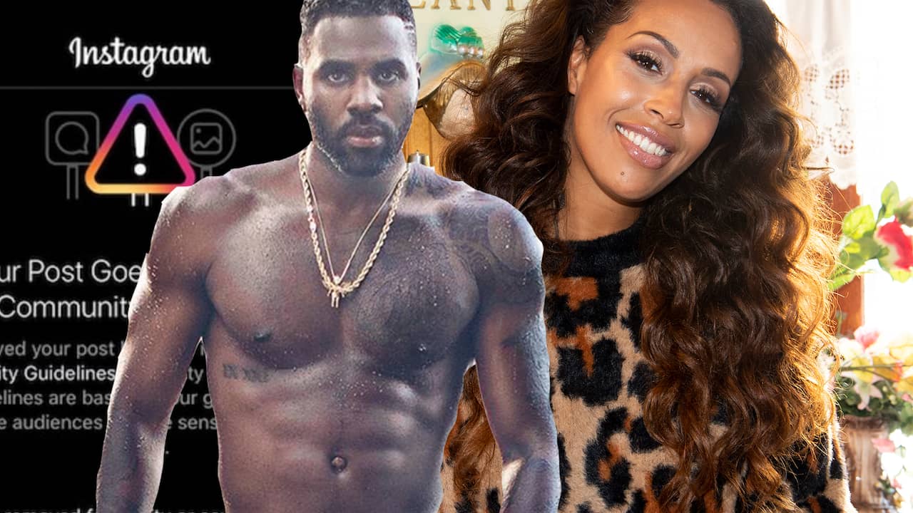 Op Instagram: Ophef om penis Derulo | Glennis boos op André