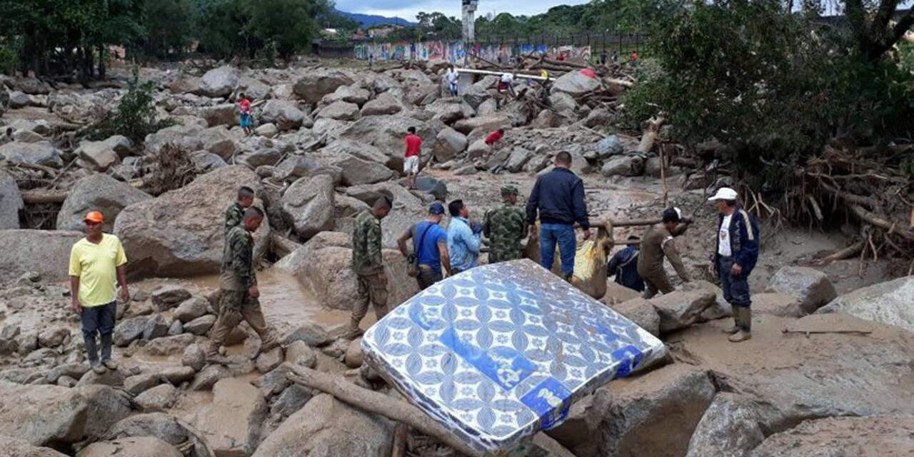 Nog ruim driehonderd vermisten in rampgebied Colombia