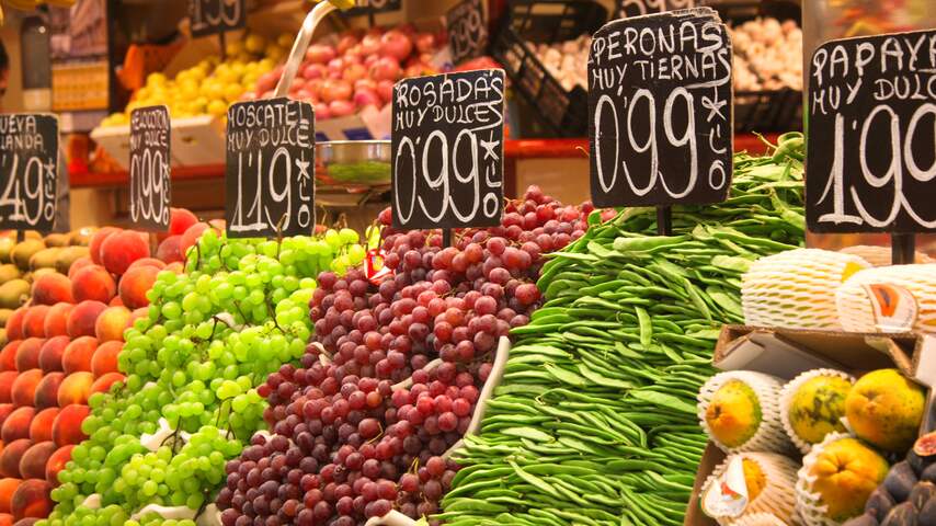 Inflatie in Spanje bereikt laagste punt in twintig maanden