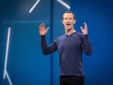 Facebook-directeur Mark Zuckerberg op de F8-conferentie op 1 mei 2018 in San Jose, Californië.