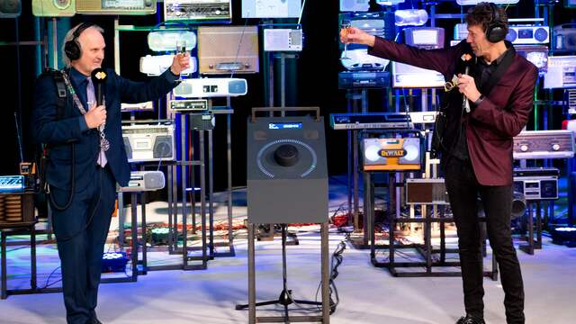 Schiffers onthulde vrijdagochtend een interactieve installatie, die later ook opengaat voor publiek. (foto: BrunoPress).