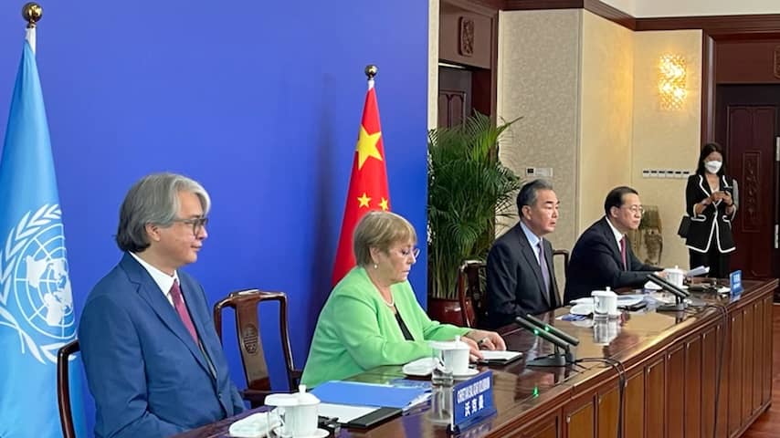 Mensenrechtenchef VN noemt bezoek aan China geen officieel onderzoek
