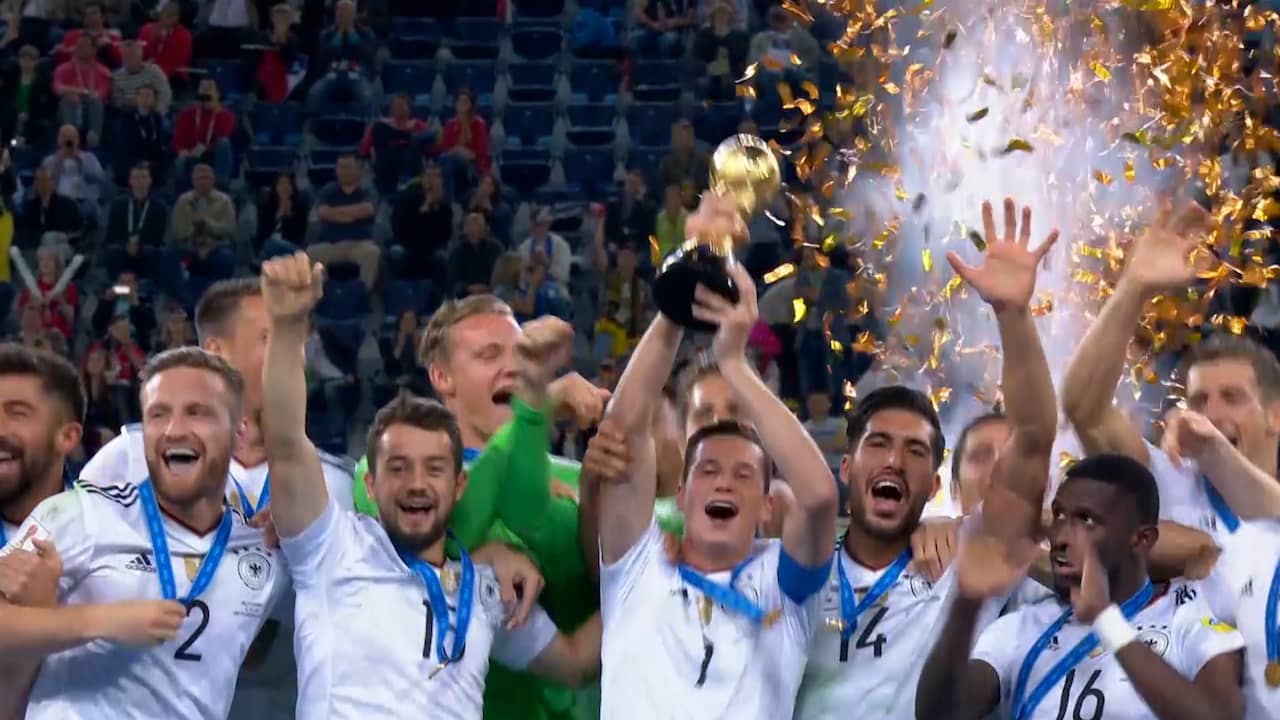 Beeld uit video: Duitsland wint voor eerste keer Confederations Cup