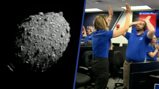Zo botste het NASA-ruimtevaartuig tegen een planetoïde