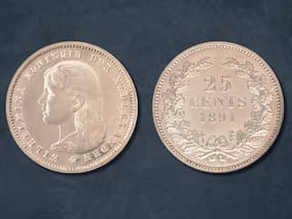 Zeldzaam kwartje uit 1891 geveild voor recordbedrag van ruim 1 miljoen euro