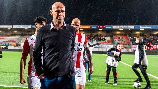 Klaas Wels in maart 2019 tijdens het beste seizoen ooit van TOP Oss.