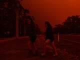 Duizenden Australiërs vluchten vanwege natuurbranden naar het strand