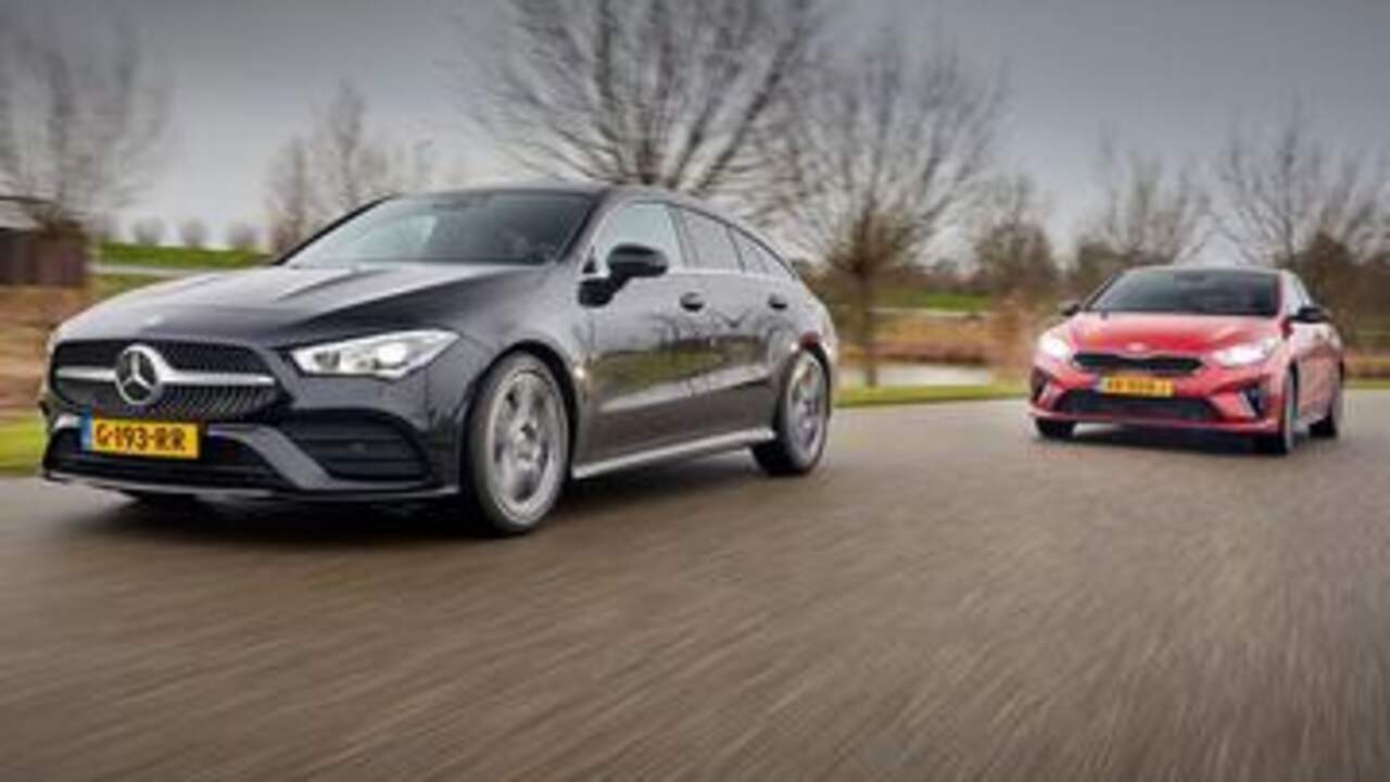Eerste dubbeltest: Mercedes CLA Shooting Brake tegen Kia ProCeed