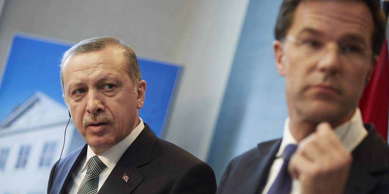 Rutte reist naar Ankara voor overleg met Turkse president Erdogan
