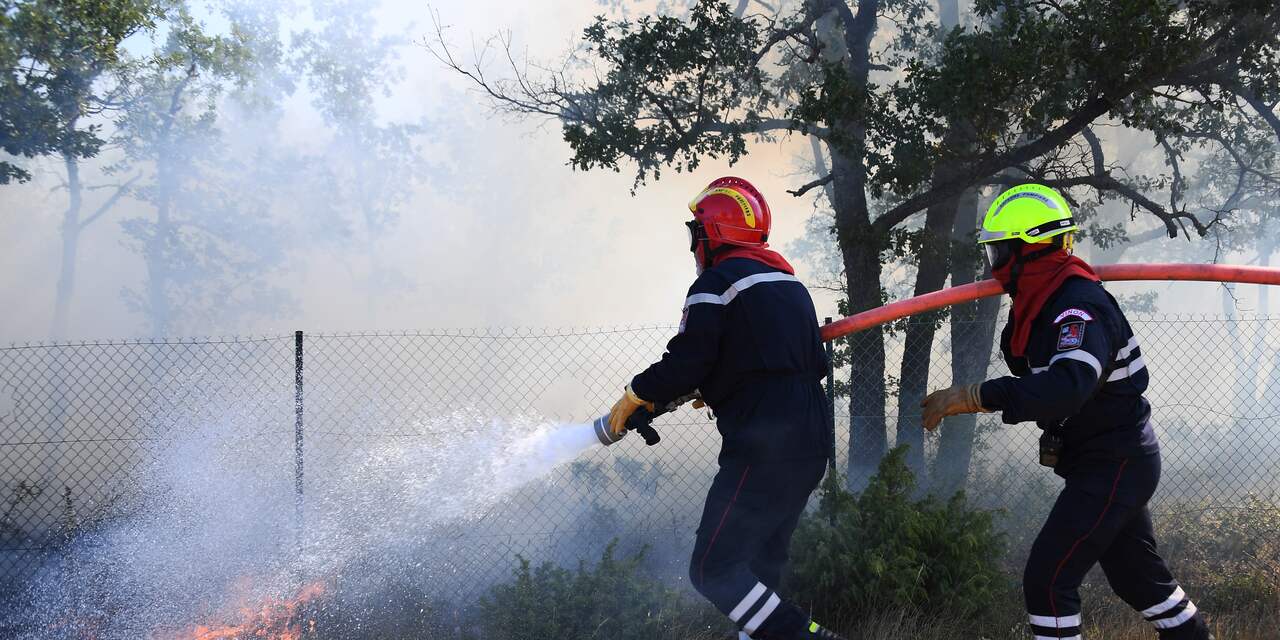 Tienduizend mensen geëvacueerd om bosbrand in Zuid-Frankrijk
