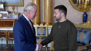 Zelensky ontmoet koning Charles op Buckingham Palace
