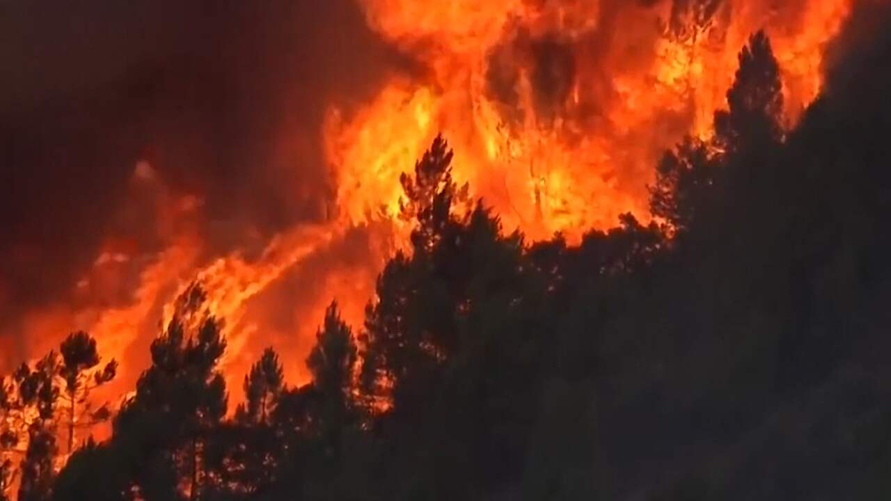Beeld uit video: Brand verwoest bijna 10.000 hectare in Spaanse provincie Alicante