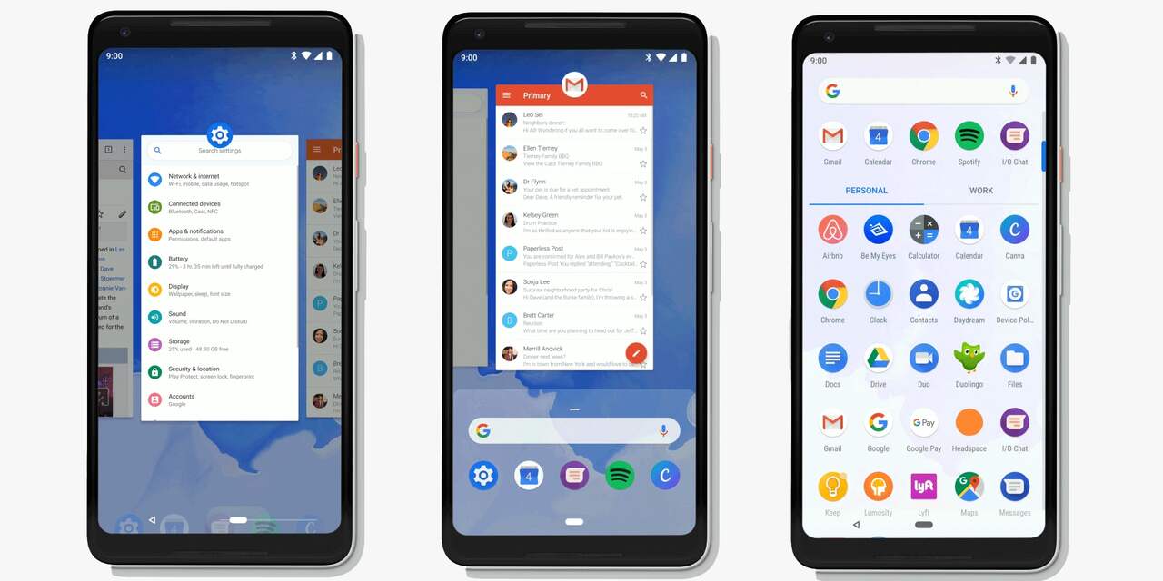 De vijf opvallendste vernieuwingen in Android P