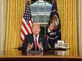 Trump pleit in nationale toespraak voor financiering grensmuur
