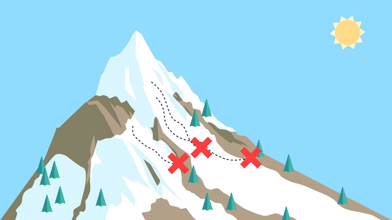 Beeld uit video: Ineens veel skiongelukken in de Alpen: hoe komt dat?