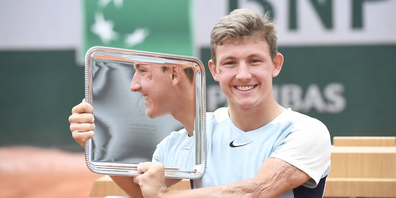 Rolstoeltennisser Vink pakt op Roland Garros eerste Grand Slam-titel