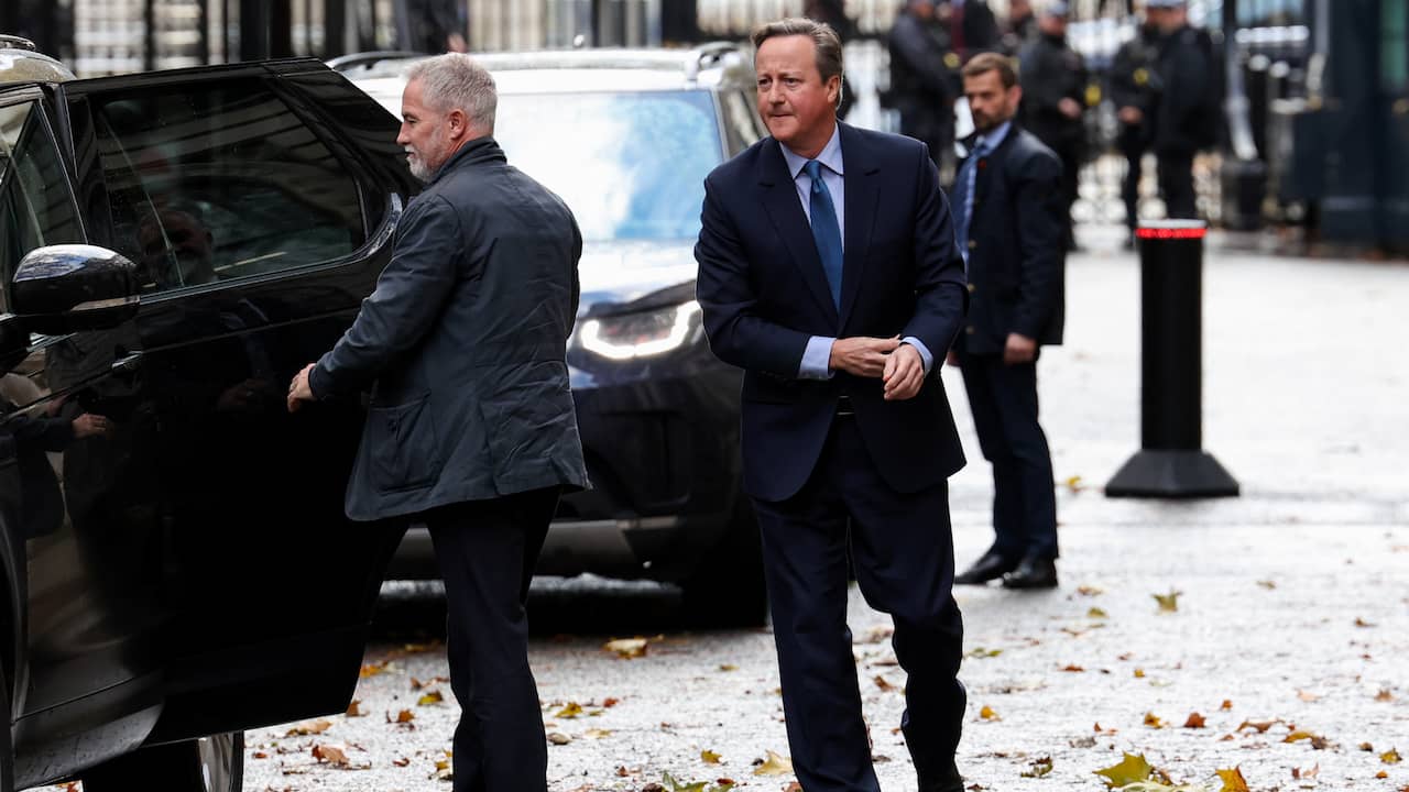 British former Prime Minister David Cameron returns as minister after ...