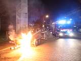 Aanhanger in brand gestoken in Merenwijk in Leiden