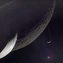 Video | Ruimtevaartuig NASA filmt maan en keert terug naar aarde