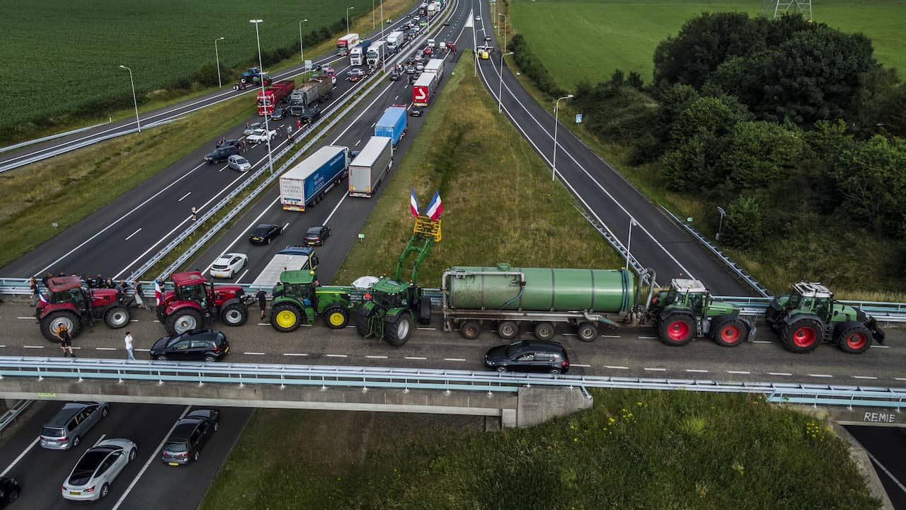 Rijkswaterstaat warning: Monday may be more travel time due to farmer campaigns |  NOW