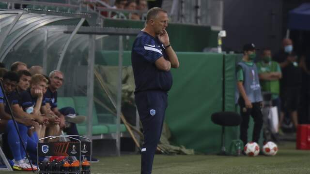John van den Brom boekte met KRC Genk een uitoverwinning.