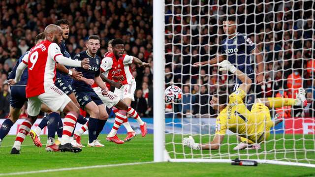 Het openingsdoelpunt kwam op naam van Thomas Partey.