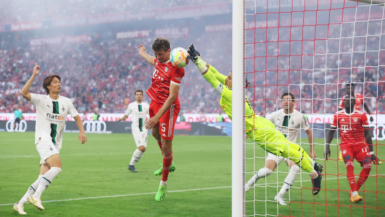 Monchengladbach goalkeeper Yann Sommer excelled against Bayern Munich.
