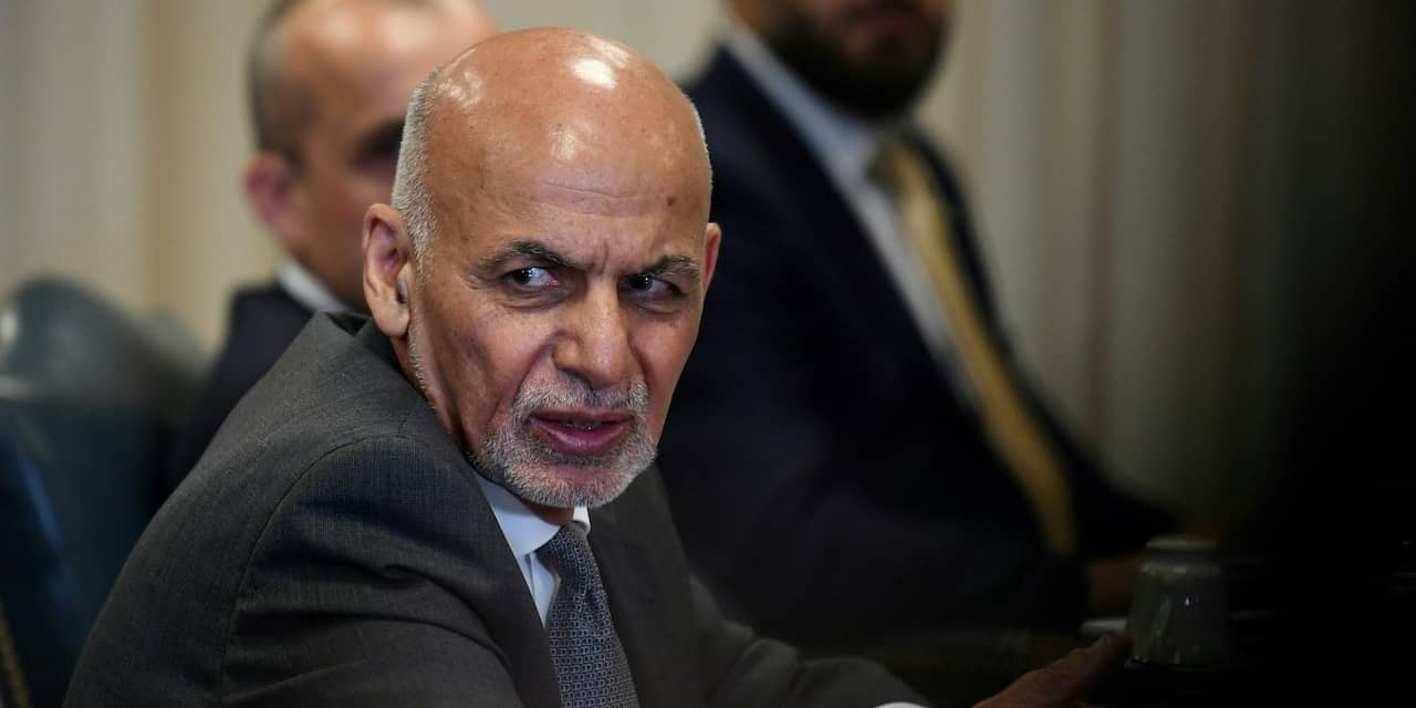 Afghaanse president wilde door te vluchten bloedvergieten voorkomen