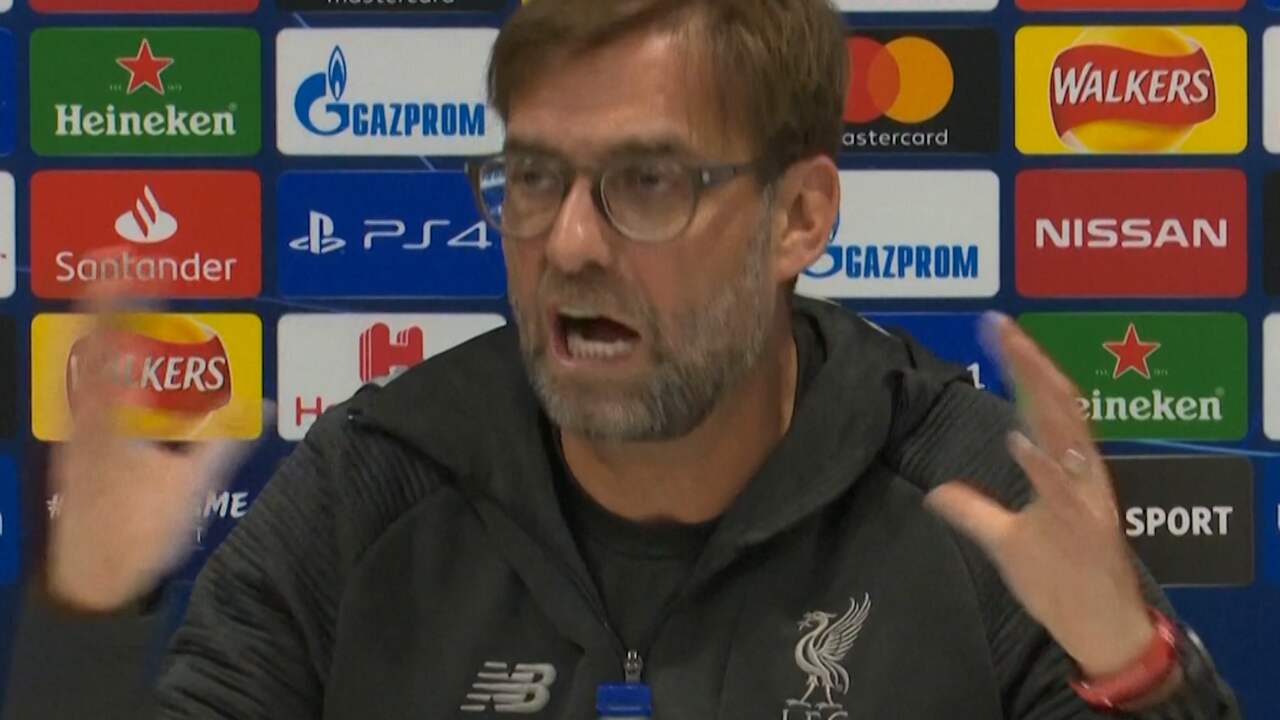 Klopp boos op journalist na vraag over handen schudden