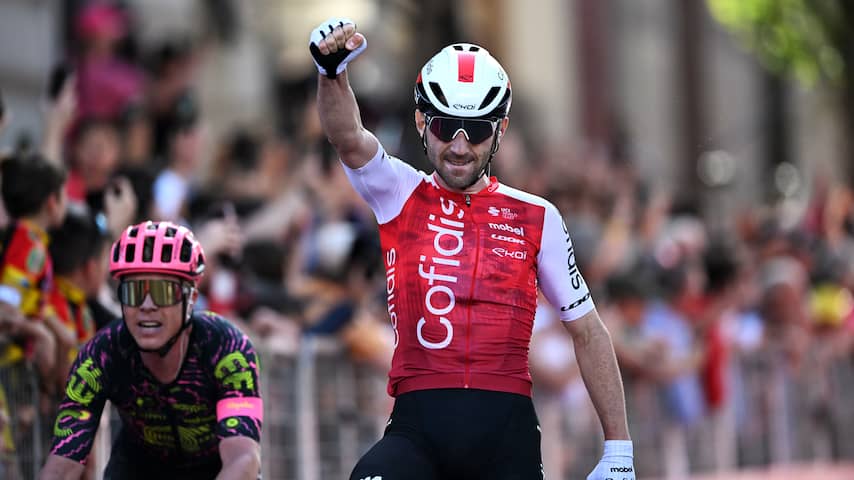 Vluchter Benjamin Thomas verrast sprinters en stunt met winst in vijfde Giro-rit