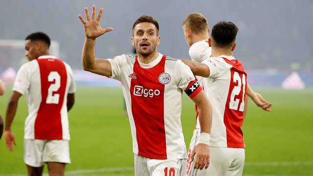 Dusan Tadic bepaalde de eindstand op 5-0.