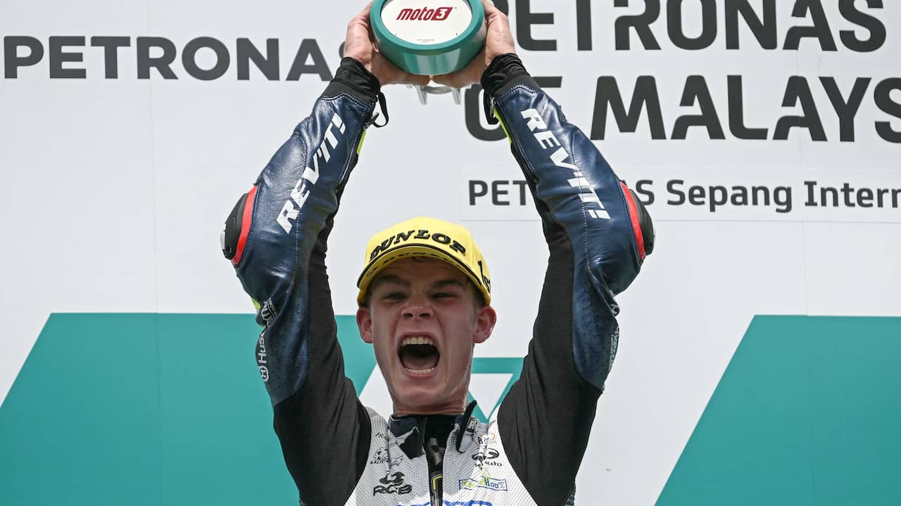 Collin Veijer Makes History as First Dutch Winner in Moto3 at Malaysian Grand Prix