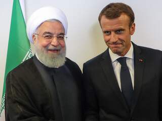Macron en Rohani eens over hervatten dialoog nucleaire kwestie