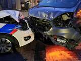 Dronken bestuurder van bestelwagen botst na achtervolging op politieauto in Soesterberg
