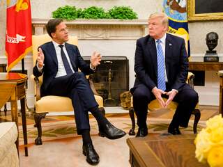 Trump noemt verhoudingen tussen VS en Nederland 'beter dan ooit'
