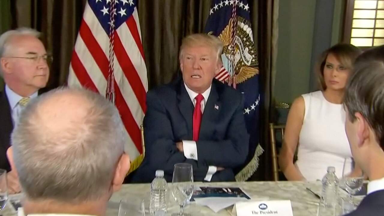 Trump bedreigt Noord-Korea met 'vuur en woede'