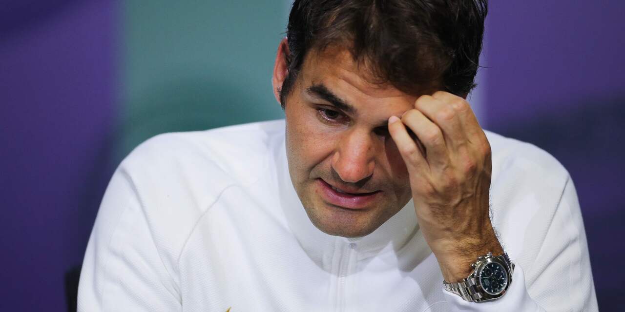 Federer boos en teleurgesteld over fouten tegen Raonic