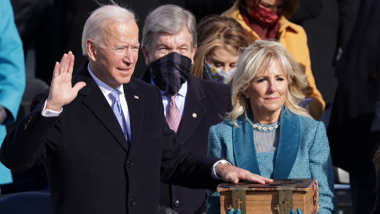 Joe Biden Ingezworen Als 46e President Van De Verenigde Staten Nu Het Laatste Nieuws Het Eerst Op Nu Nl