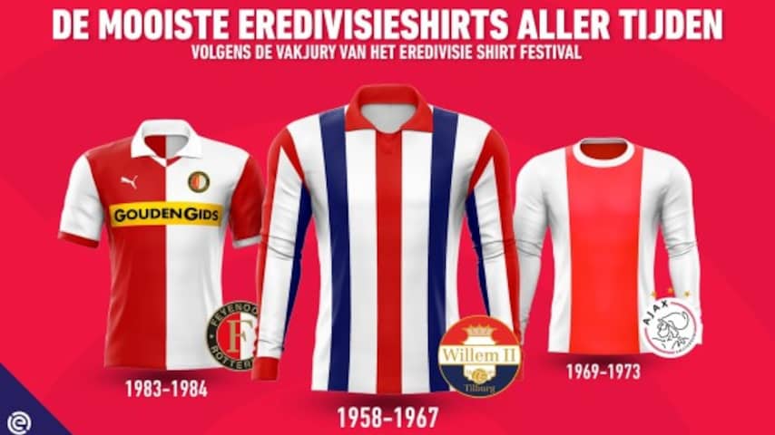 schaak Aandringen Glimp Willem II klopt Feyenoord en Ajax bij verkiezing mooiste Eredivisie-shirt  ooit | Voetbal | NU.nl