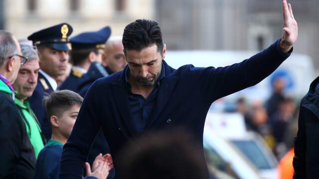 Juventus-doelman Gianluigi Buffon is één van de aanwezigen.
