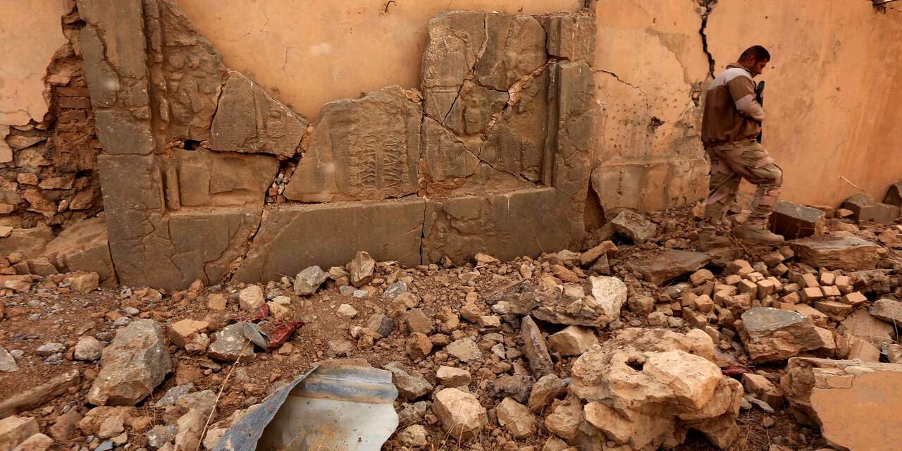 Historische stad Nimrud in Irak volledig verwoest door IS