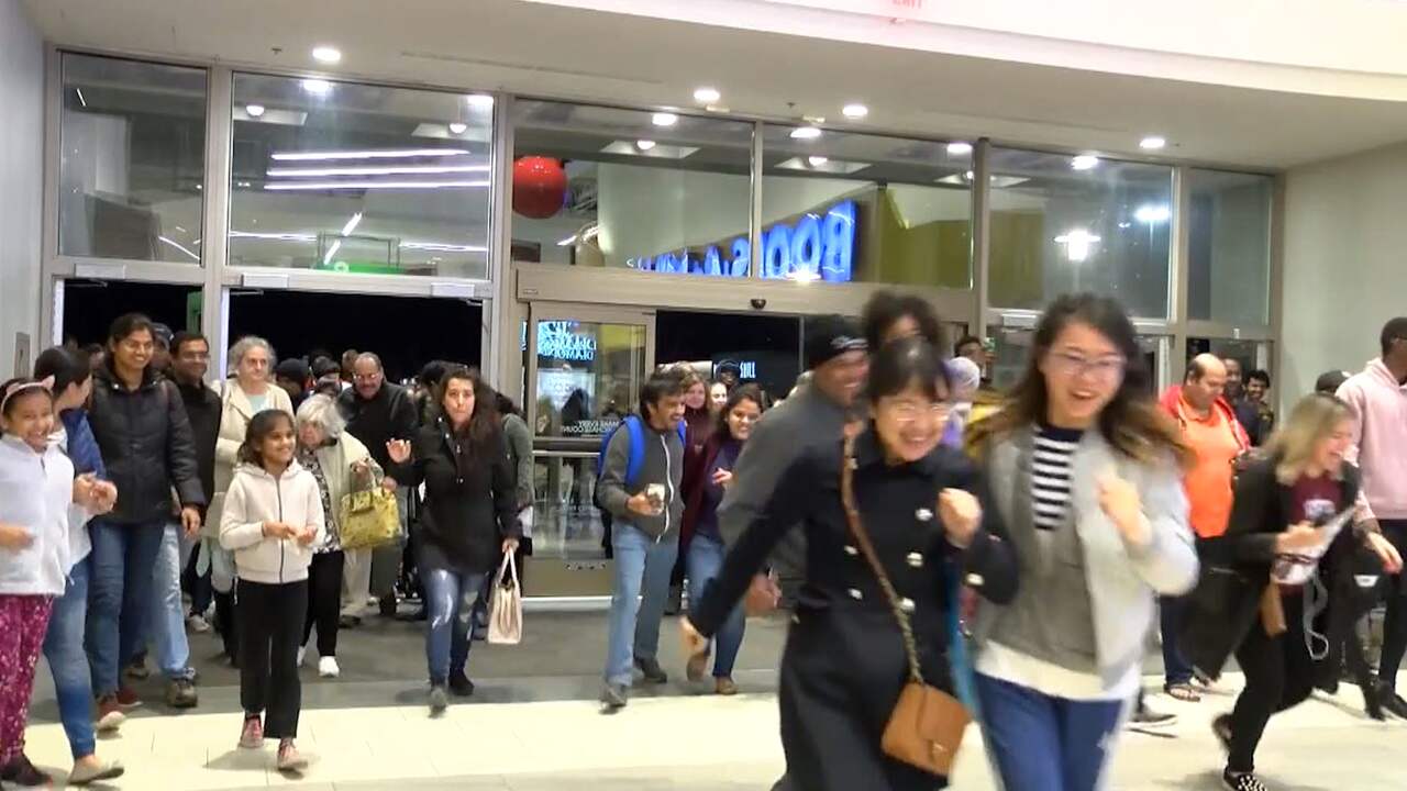 Beeld uit video: Chaos in Amerikaanse winkels vanwege Black Friday