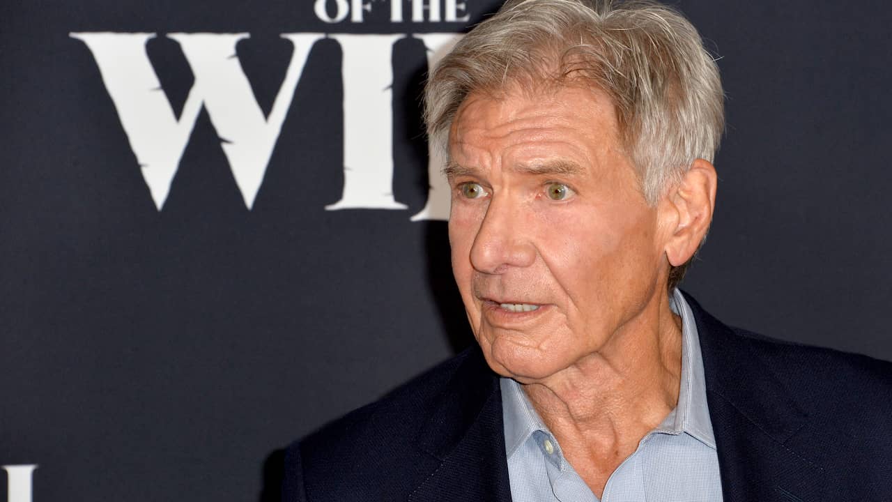 Actor Harrison Ford takes a look at Silverstone race track ...